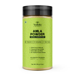 Vedhita Amla Powder (Indian Gooseberry) - 100% Pure & Natural