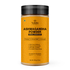 Vedhita Ashwagandha Powder (Indian Ginseng) - 100% Pure & Natural