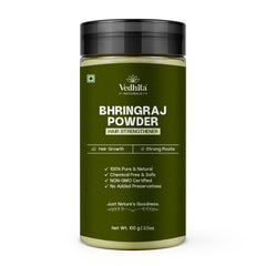 Vedhita Bhringraj Powder (False Daisy) - 100% Pure & Natural