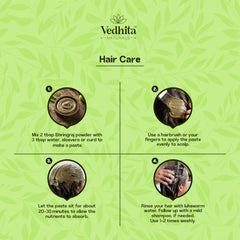 Vedhita Bhringraj Powder (False Daisy) - 100% Pure & Natural