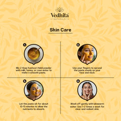 Vedhita Kastoori Haldi Powder (Wild Turmeric) - 100% Pure & Natural