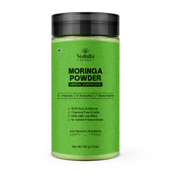 Vedhita Moringa Leaf Powder (Drumstick Tree/Sahjan) - 100% Pure & Natural