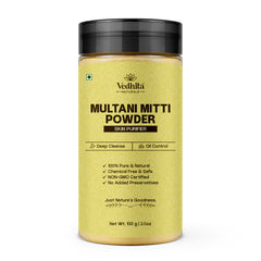 Vedhita Multani Mitti (Fuller’s Earth) Powder - 100% Pure & Natural