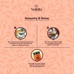 Vedhita Triphala Powder - 100% Pure & Natural | Herbal Superfood