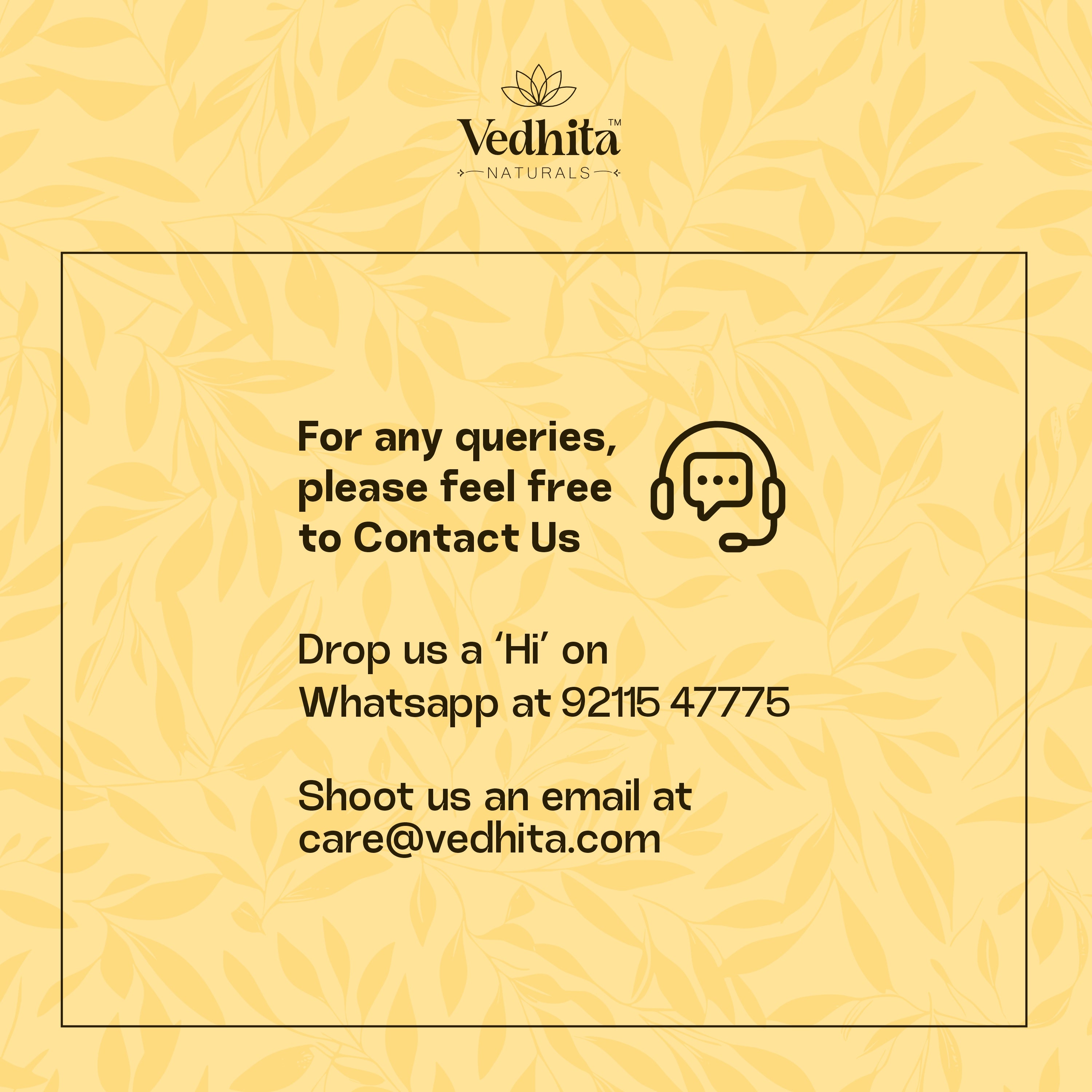 Vedhita Amla Reetha Shikakai Powder (ARS) - 100% Pure & Natural