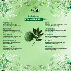 Vedhita Bhringraj Powder for Hair Growth (200+50g Extra)