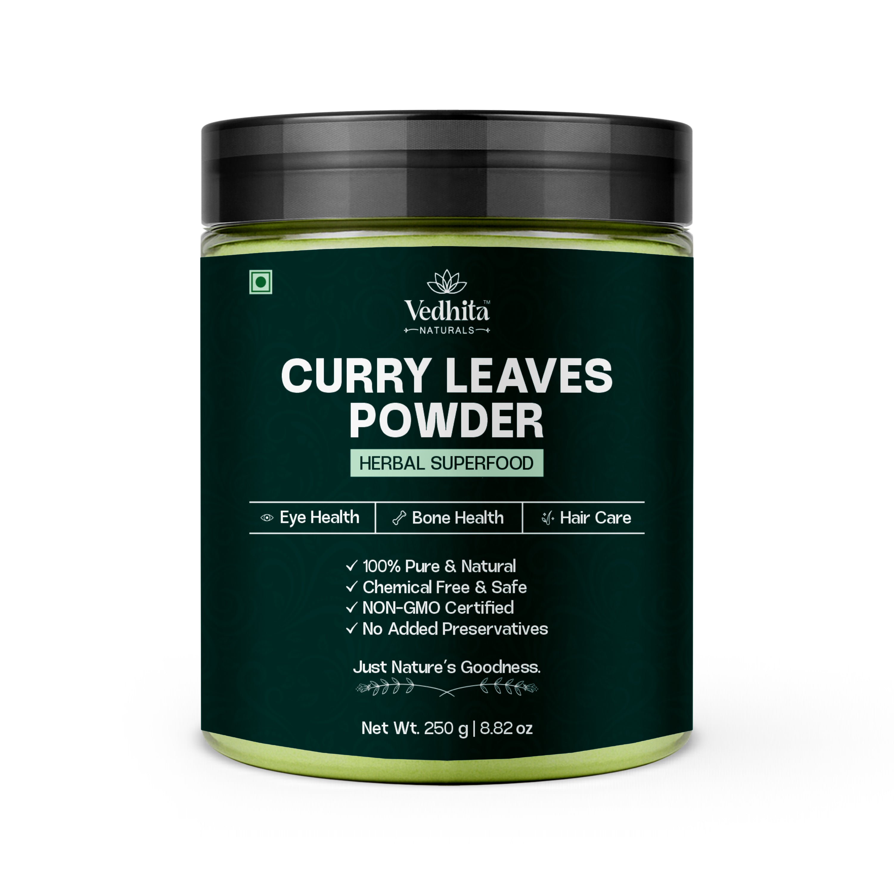 Vedhita Curry Leaves Powder - 100% Pure & Natural