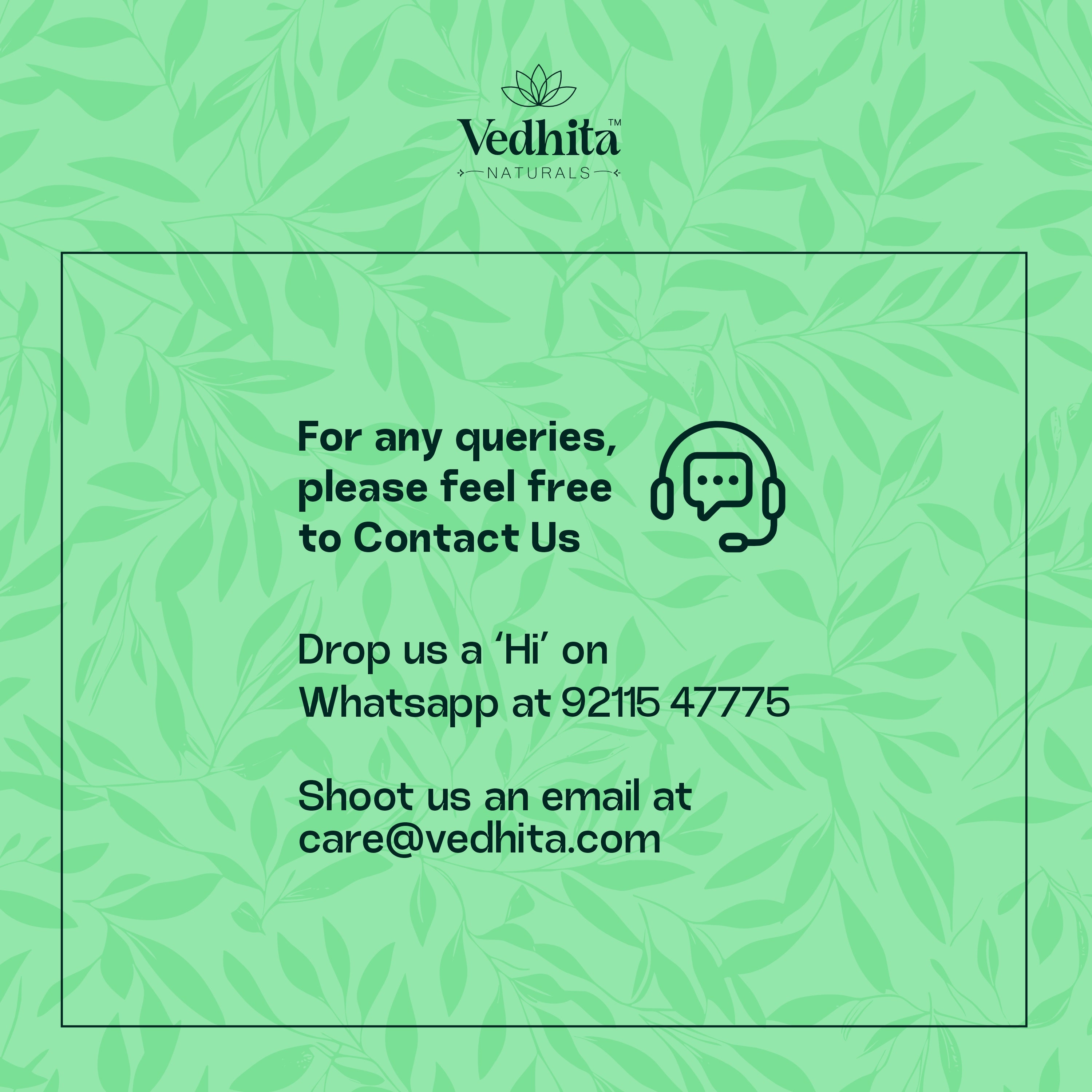Vedhita Curry Leaves Powder - 100% Pure & Natural