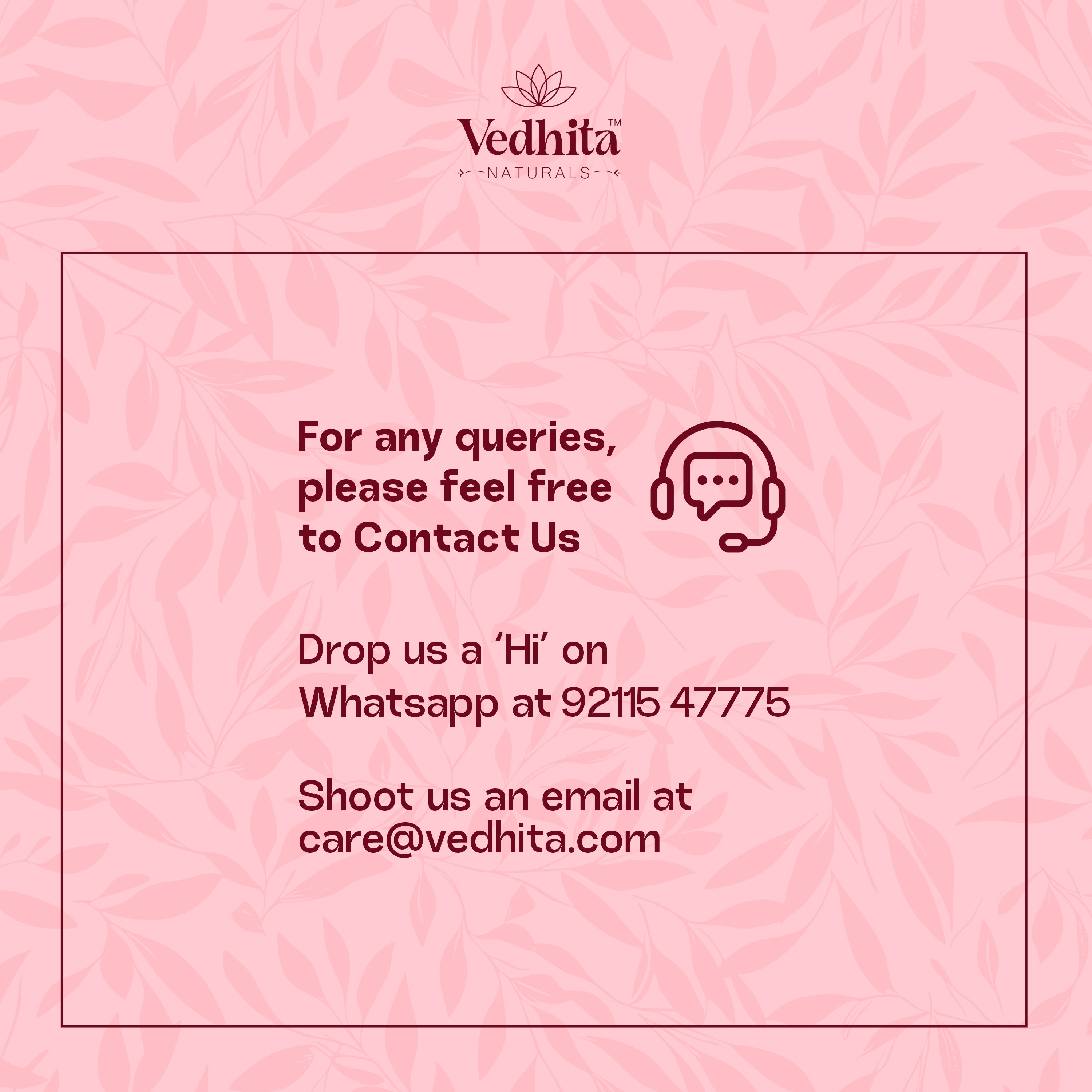 Vedhita Hibiscus Powder - 100% Pure & Natural