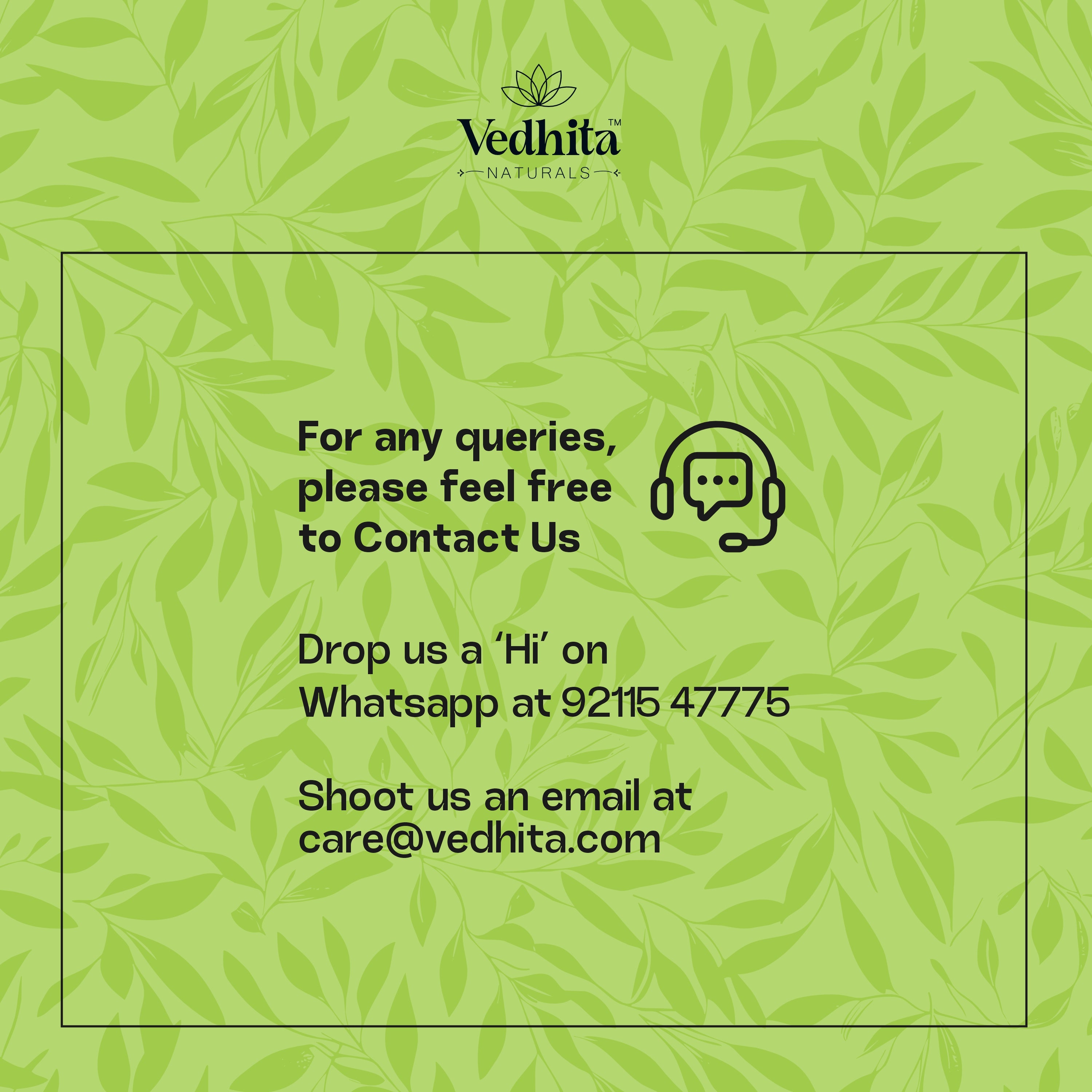 Vedhita Indigo Powder (Indigofera Tinctoria) - 100% Pure & Natural