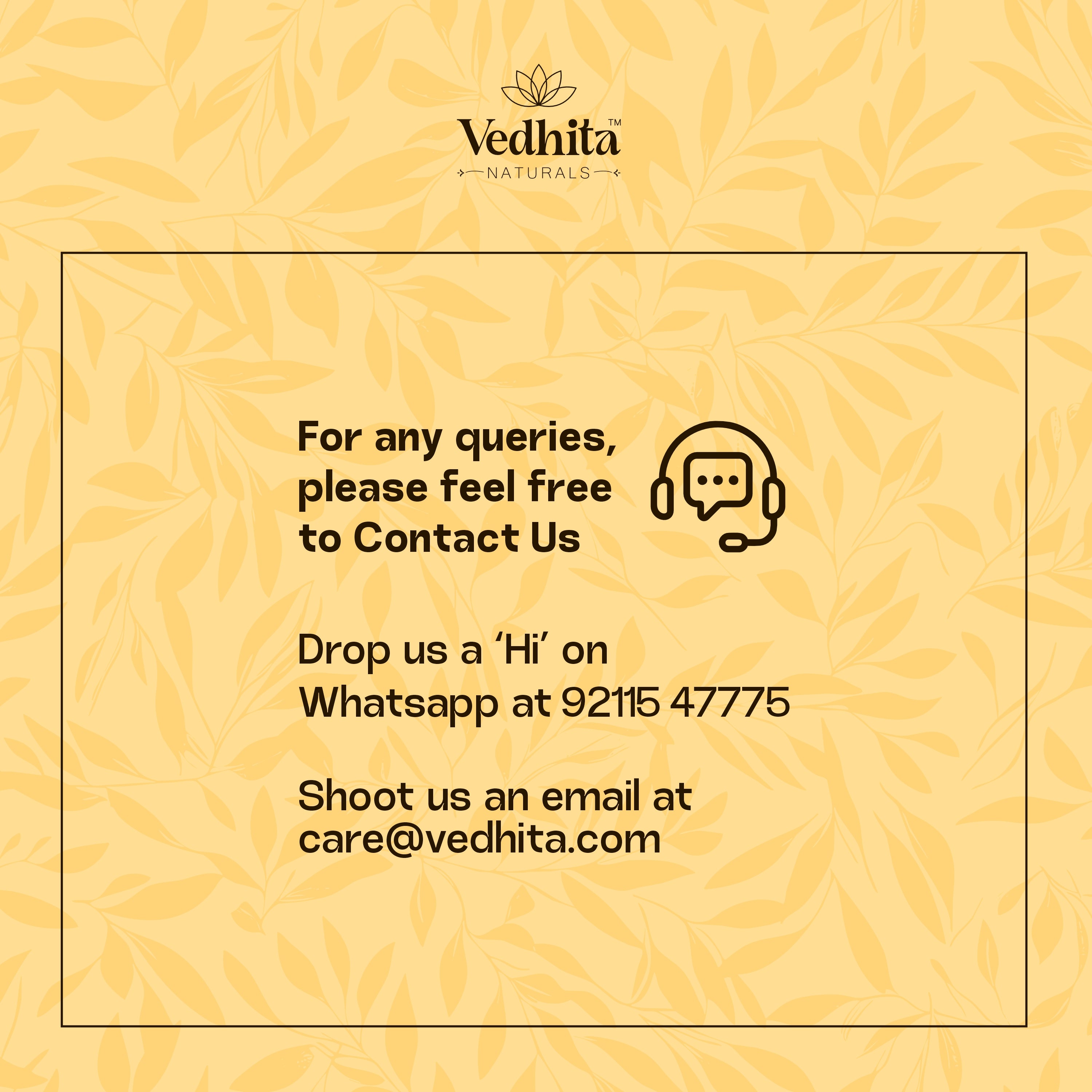 Vedhita Kastoori Haldi Powder (Wild Turmeric) - 100% Pure & Natural