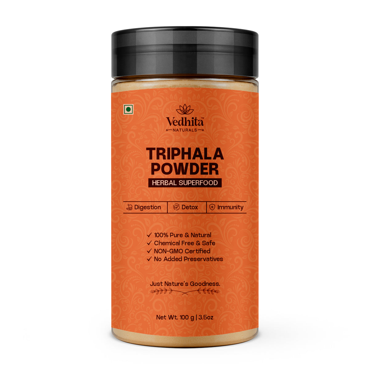 Vedhita Triphala Powder - 100% Pure & Natural | Herbal Superfood