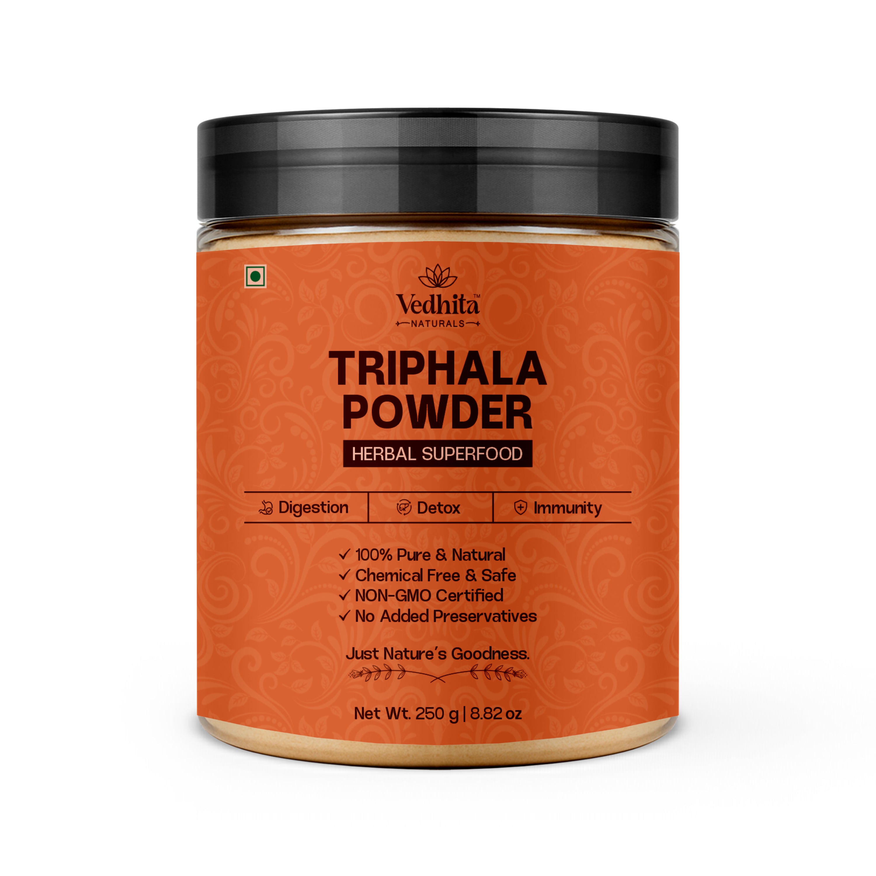 Vedhita Triphala Powder - 100% Pure & Natural | Herbal Superfood